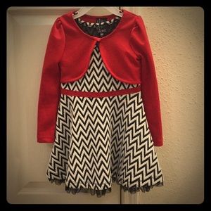 Pink & Violet 2 pieces dress